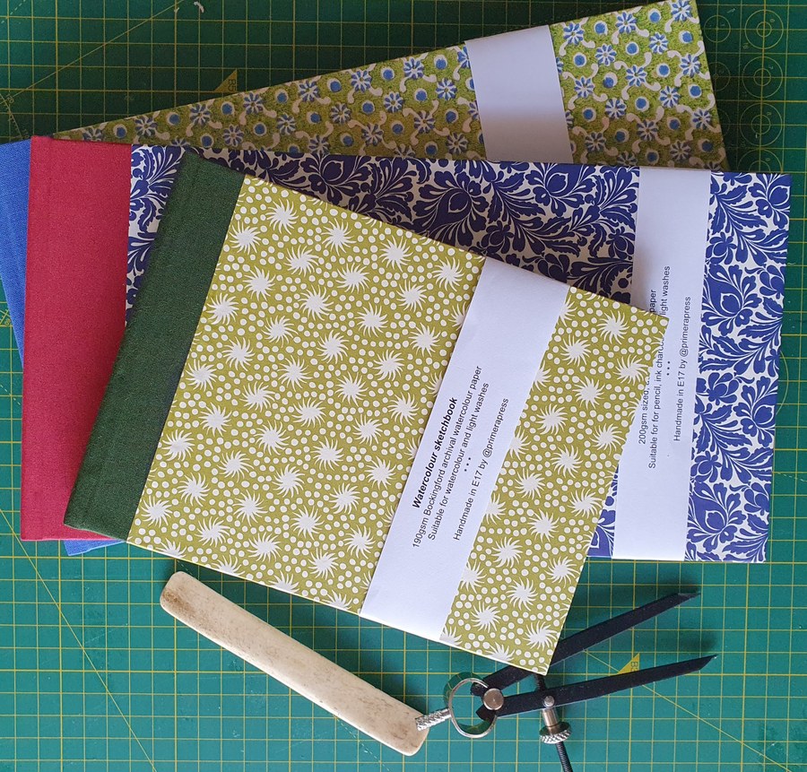 Watercolour and mixed media sketchbooks